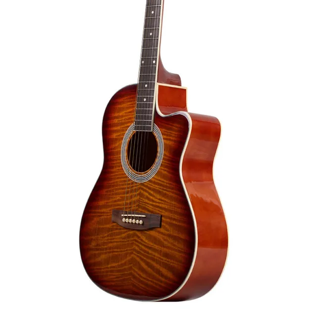 Best price at $142 Cheap 39-8 2016 NEW guitars 39 inch high quality Acoustic Guitar Picea Asperata guitarra instrumentos Musicais with guitar strings