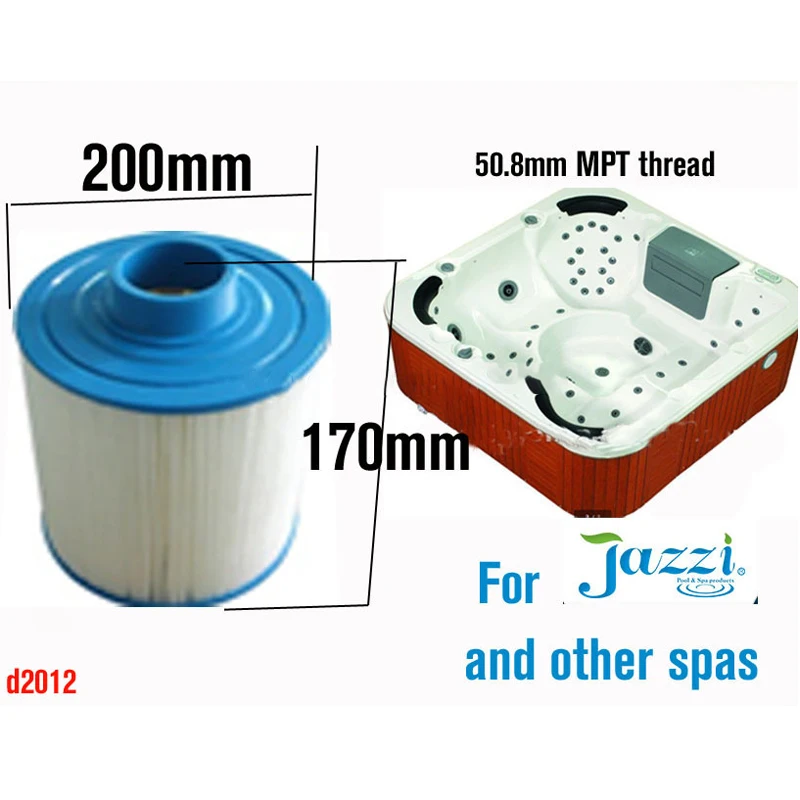 

4 pcs/ lot Hot tub spa filter for Jazzi pool 2011 version, Wellis,Grandform, cartridge filter fits jazzi spa SKT series