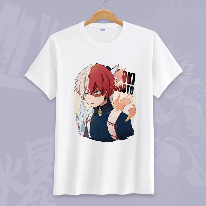 Coshome Boku No Hero Academia T-Shirt Short Sleeve Tee Shirt  My Hero Academia Izuku Midoriya Printed Summer Costume (8)