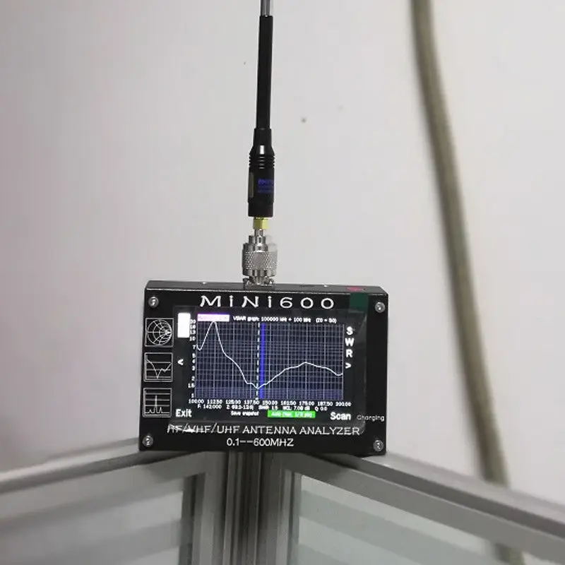 Антенный Анализатор HF/VHF/UHF ANT SWR с ЖК дисплеем 4 3 0 1 МГц 600 дюйма|Интегральные схемы|