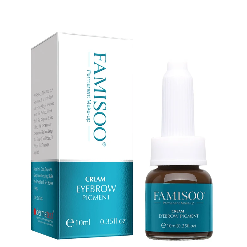 

1pcs Famisoo 3D Tatoo Eyebrow Manual Munsu Makeup Pigment Microblading Permanent Tattoo Ink For Manual Pen