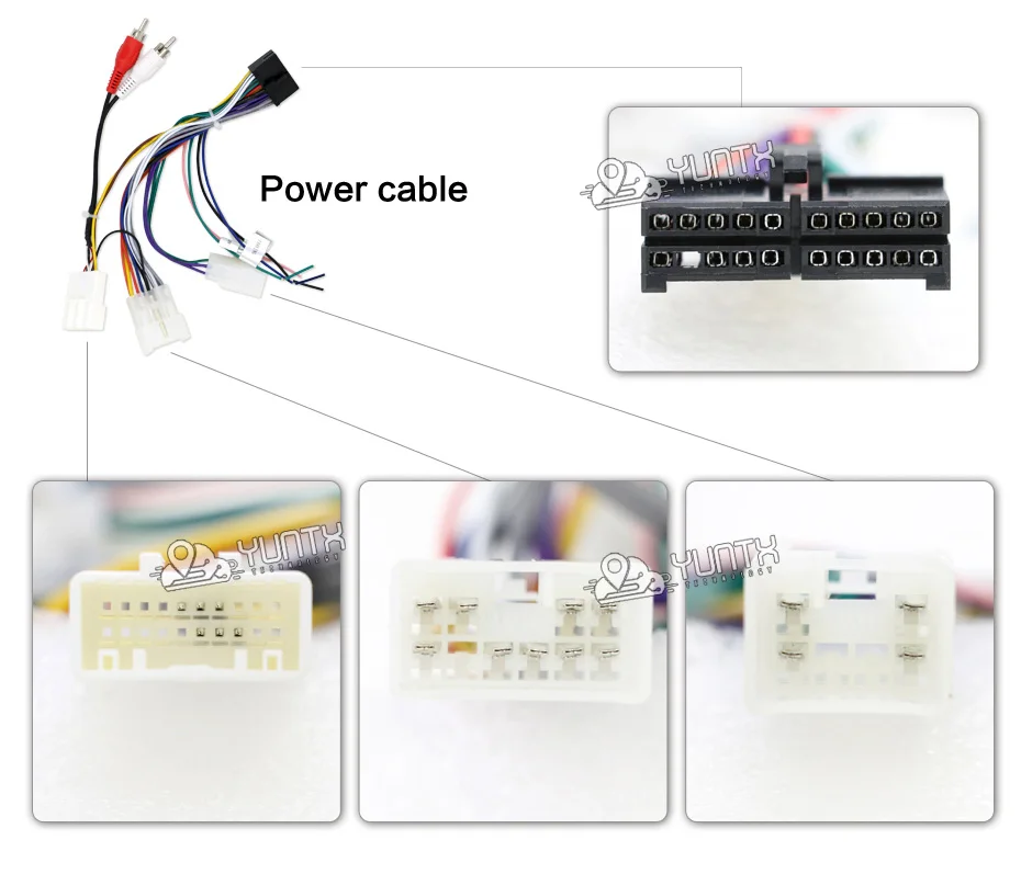 Kcbosion Special wiring harness for Toyota universal ISO Connector