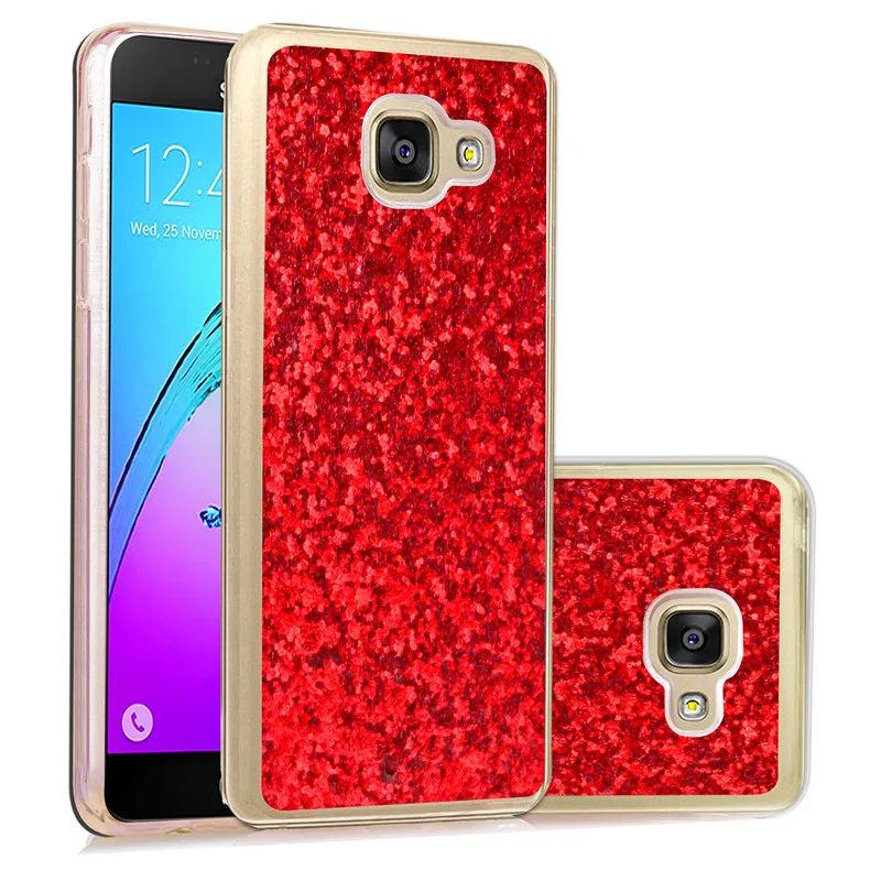 For Samsung A5 2016 A510 Case Colored Shiny Glitter Silicone TPU Gel Soft Back Cover Phone for Galaxy A510F |