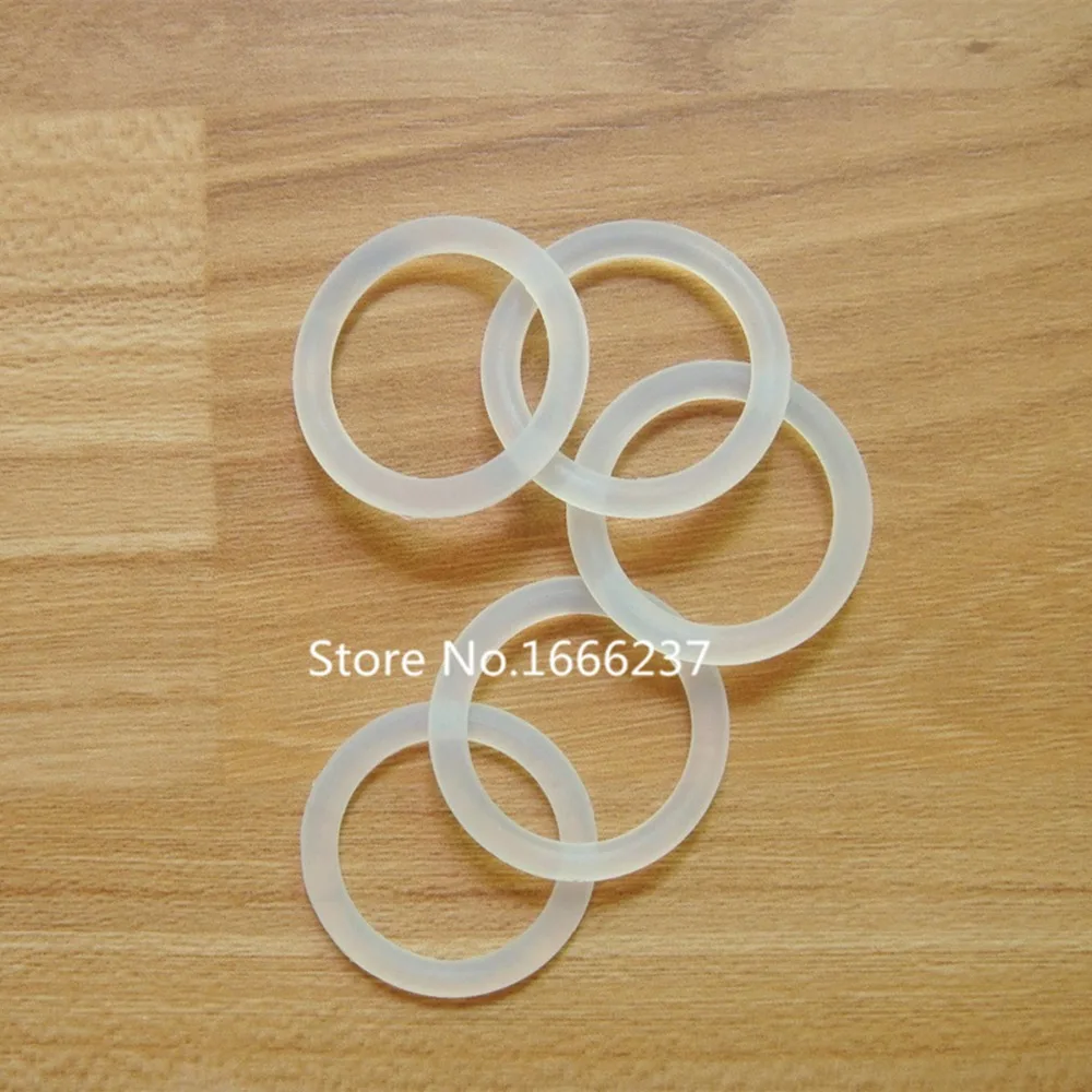 30Pcs Transparent Clear Silicone Rubber Baby Nipples Pacifier Holder