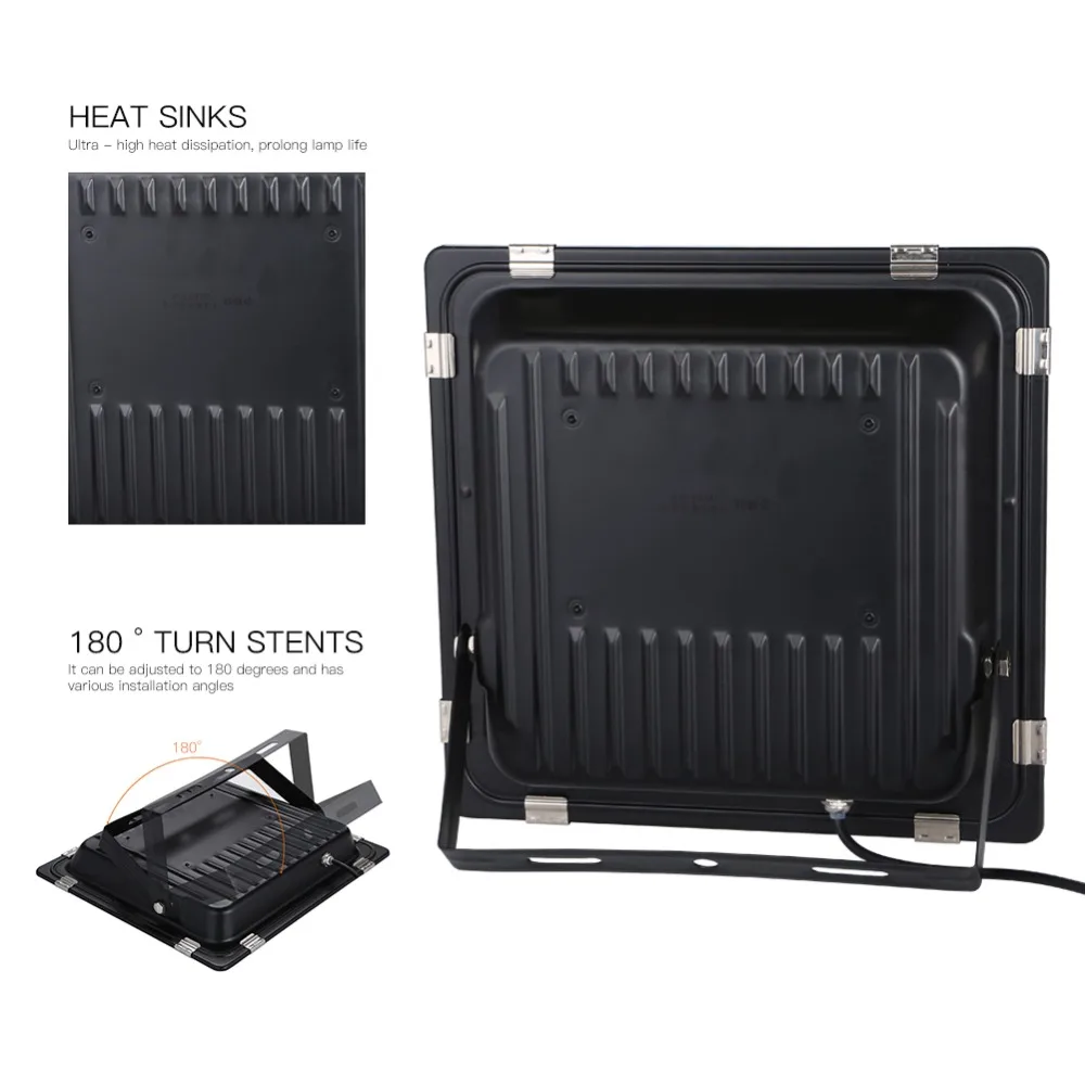  300w led Floodlight ip66Waterproof Outdoor led Flood Lights  AC220V led Spotlights outdoor focus led exterior led reflector 