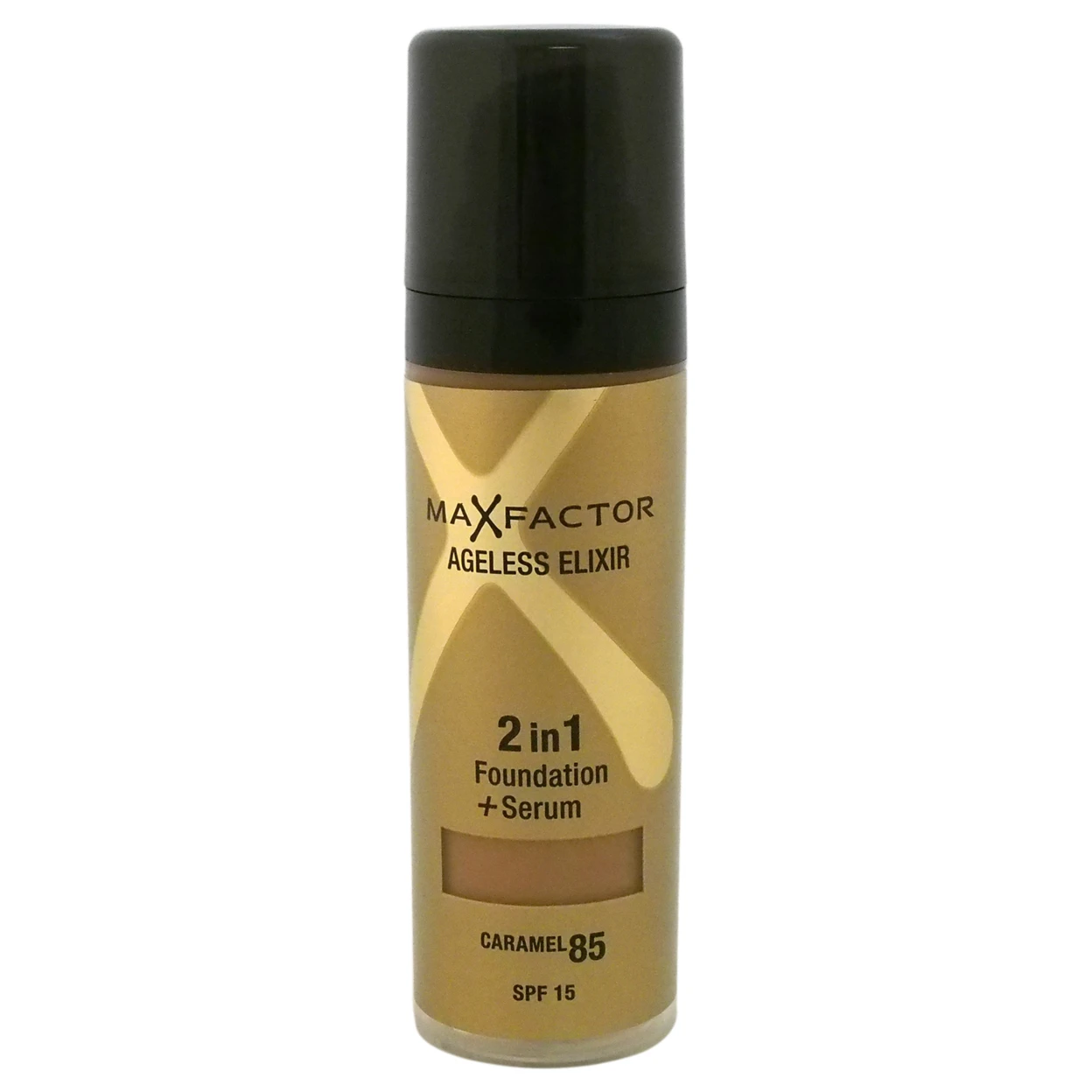 Ageless Elixir 2in1 Foundation + Serum SPF 15 - # 85 Caramel by Max Factor for Women - 30 ml Foundation + Serum