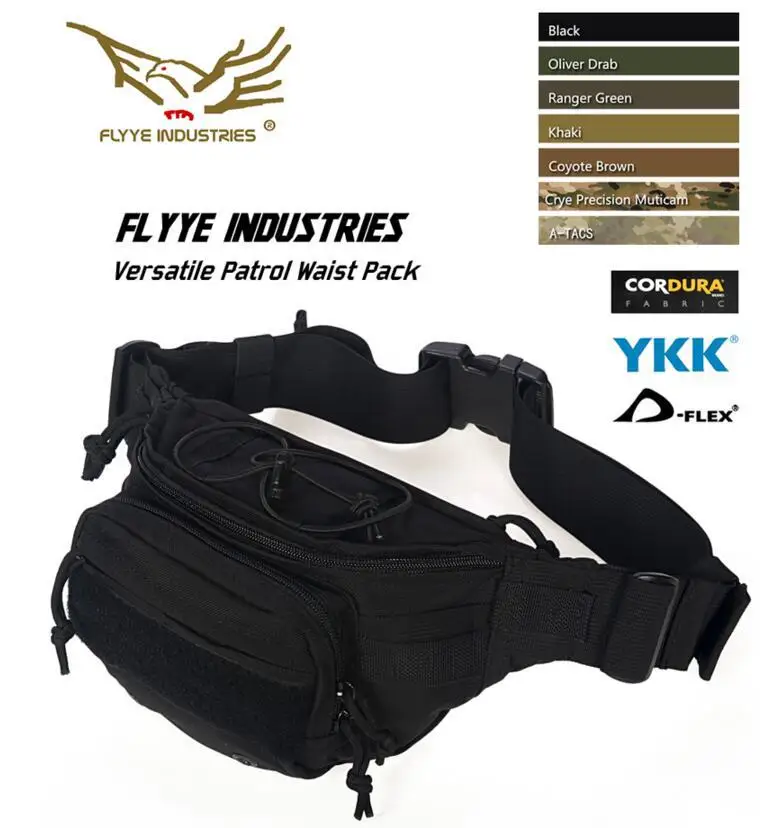 FLYYE Versatile Patrol Waist Pack FY-PK-E009-MC5 500D Multicam 