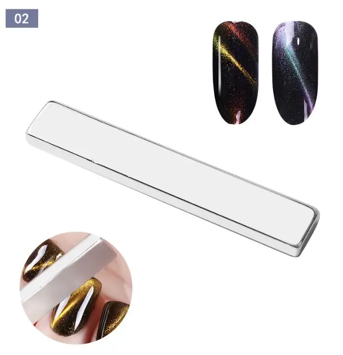 6 styles Cat Eye Magnet Stick Mixes Shape Magic Effect Magnetic Sticks Manicure Tools Nail Art Tool for 3D Cat Eye Gel Varnish - Цвет: 02