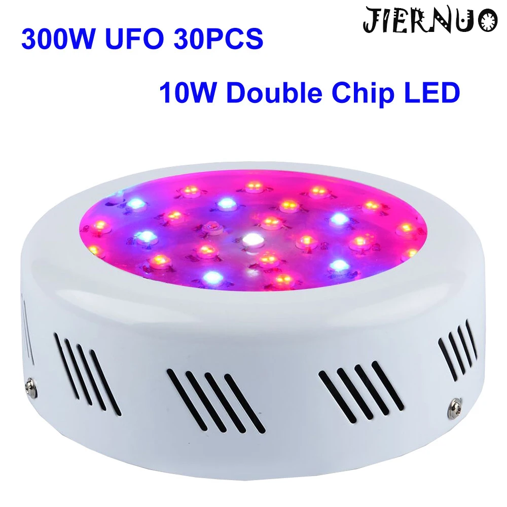 ФОТО Latest Fitolampa UFO 300W Double Chips LED Grow Light  Full Spectrum 410-730nm LED Lamp For Indoor Medical Plants and Flowering