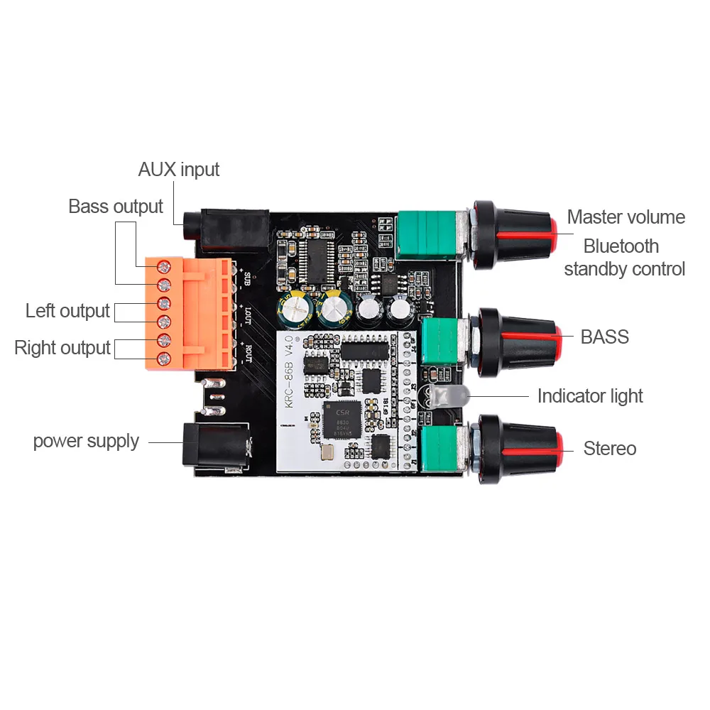 AIYIMA TPA3110D2 2*15 Вт + 30 2 1 канальный стерео цифровой Bluetooth усилитель высокой мощности