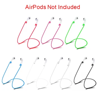 

Anti-lost Neck Strap for Apple AirPods Silicone Strap Earphone String Rope multiple color sport anti-drop
