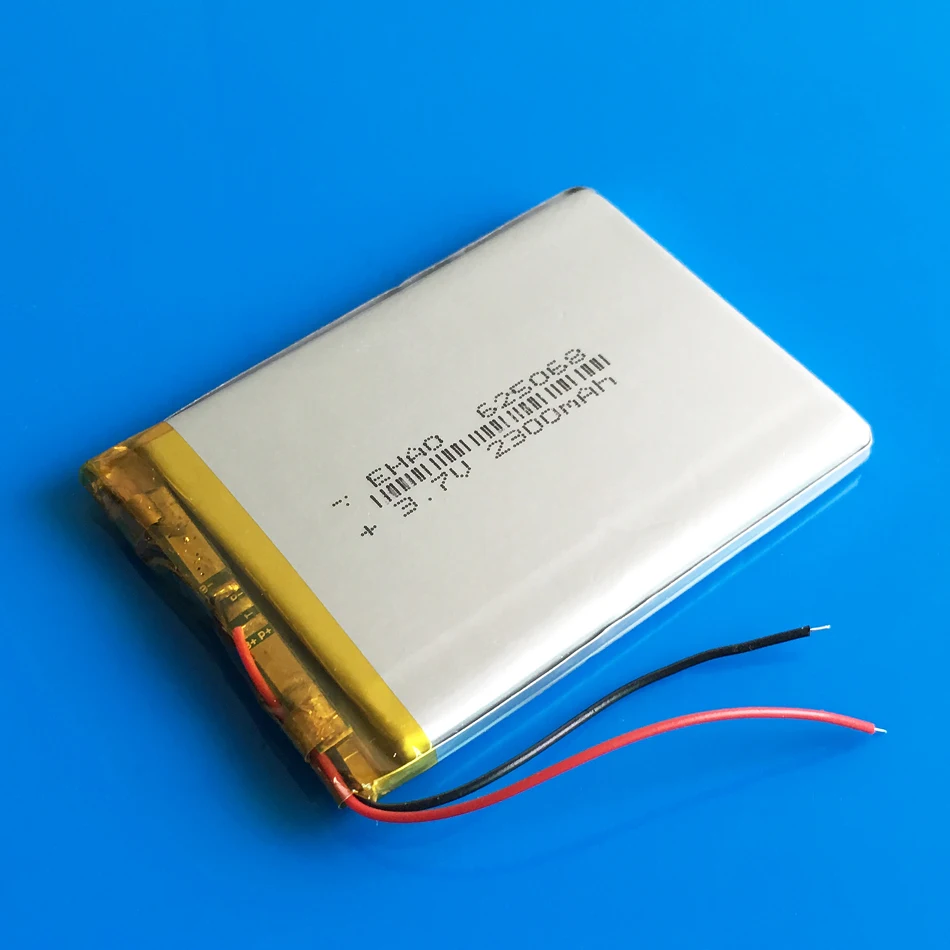 5 шт. 2300 мАч 3 7 В lipo полимерная литиевая аккумуляторная батарея Lion 625068 для MP3 GPS DVD