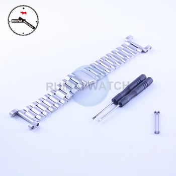 

High Quality Stainless Steel Watch Strap Replacement Watchbands with connector for Suunto Core Watch Strap