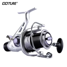 Goture Fishing Reel Double Brake Carp Fishing Feeder 6+1BB Spinning Reel 5.2:1 Quality Fishing Reel 5000 6000