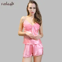 M L XL XXL лето плюс Размеры сексуальная одежда для сна ночная рубашка Для женщин одежда для сна ночная рубашка женские ночные сорочки шелковые белые/красные E0243