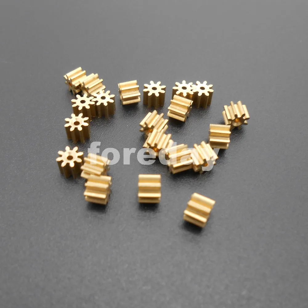 81A Brass Gear 0.4 Modulus 0.4M T = 8 Bore Aperture 1mm 0.95mm Model Accessories 8T Metal H:4MM 8 Teeth 81A * FD353X10 10Pcs/Lot