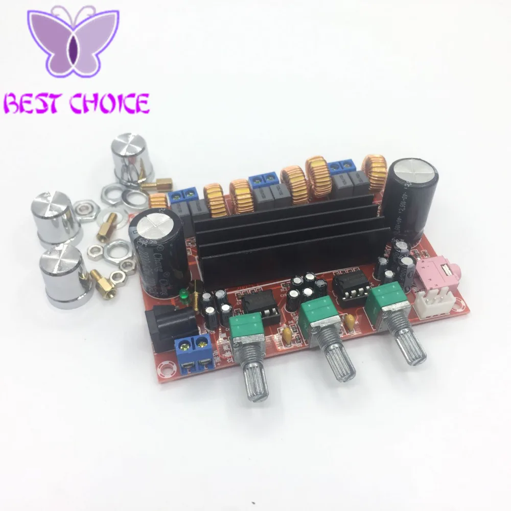 

New TPA3116D2 50Wx2+100W 2.1 Channel Digital Subwoofer Amplifier Board 12V-24V Power TPA3116