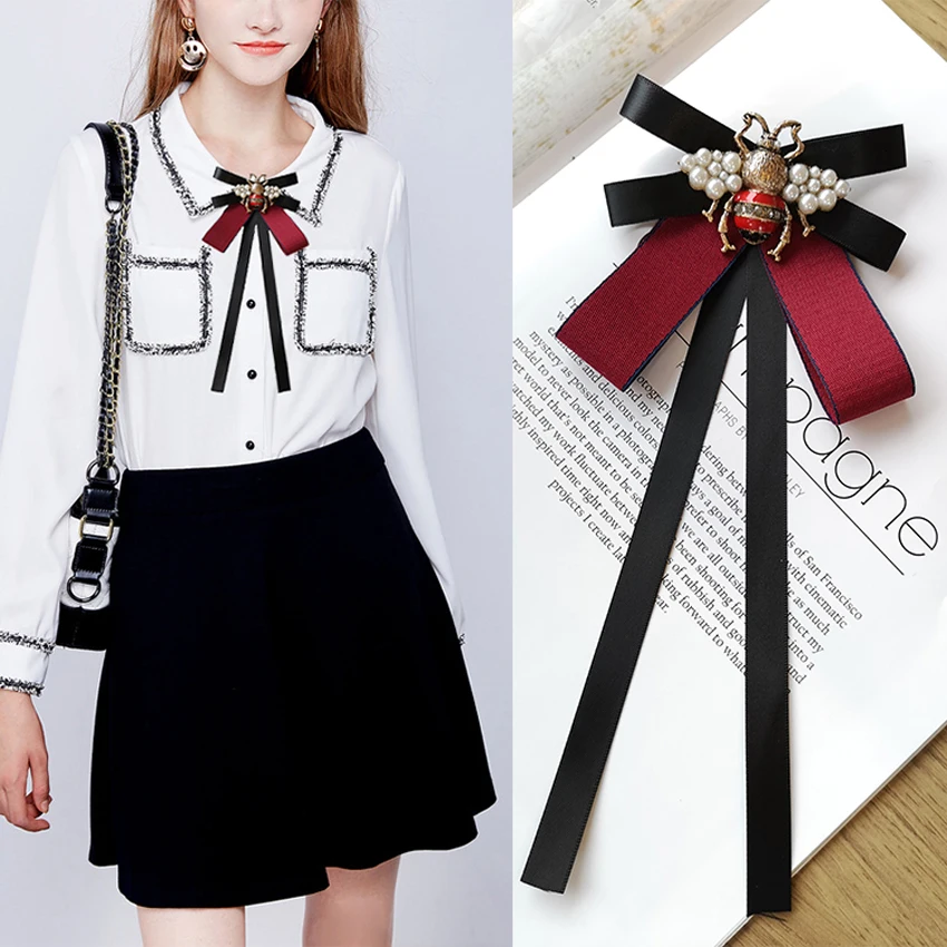 

Women Neck Tie girls BowTies for Female College Student Bank Hotel Staff Bow Tie Beautiful Butterfly fashion bowtie with ribbon