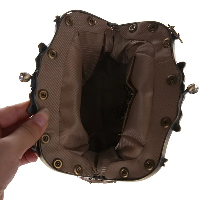 Women's Antique Beaded Party Clutch Vintage Rose Purse Evening Handbag (9)