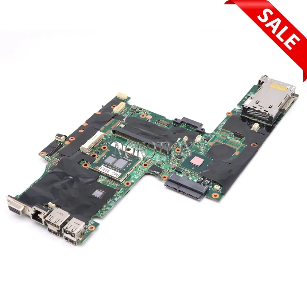 Материнская плата NOKOTION 48.4FZ10.031 FRU 75Y4068 для ноутбука Lenovo thinkpad T410 T410i материнская QM57