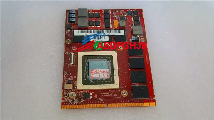  M17x R1 R2 R3 1GB GDDR5 256-bit Radeon HD 4870M Video Graphics Card 4XRDT 04XRDT CN-04XRDT G51FX 10