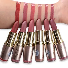 MISS ROSE – rouge à lèvres mat, 6 couleurs, Waterproof, velours, Sexy, rouge, marron, Pigments de maquillage, mat, beauté des lèvres, #290733