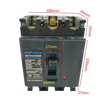 

JX10－100A Generator switch box Open circuit breaker accessories