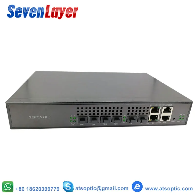 GEPON EPON OLT 4PON порты Ethernet ftth CATV OLT Carrier-класс высокой плотности волоконно-оптический высокое качество 1,25 г professional mini