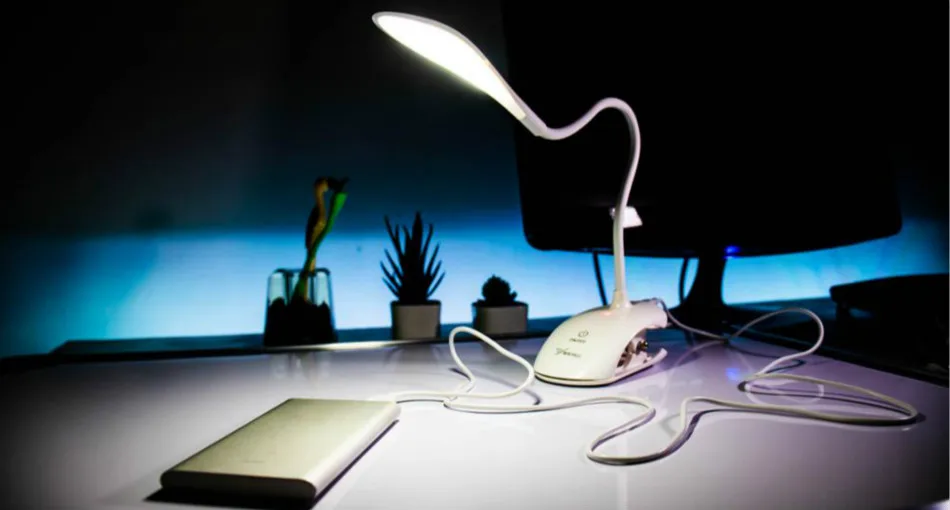 Desk lamp- USB- led- Ta-ble Lamp- 14 LED Table lamp with Clip Bed- Reading book Night Light- LED- Desk lamp 8