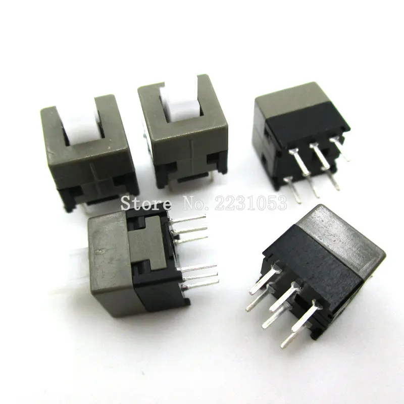 

20PCS/Lot 8.5*8.5mm Non Locking Type Square Button Tactile Push Button Switch Momentary Tact DIP Through-Hole 6pin New Wholesale