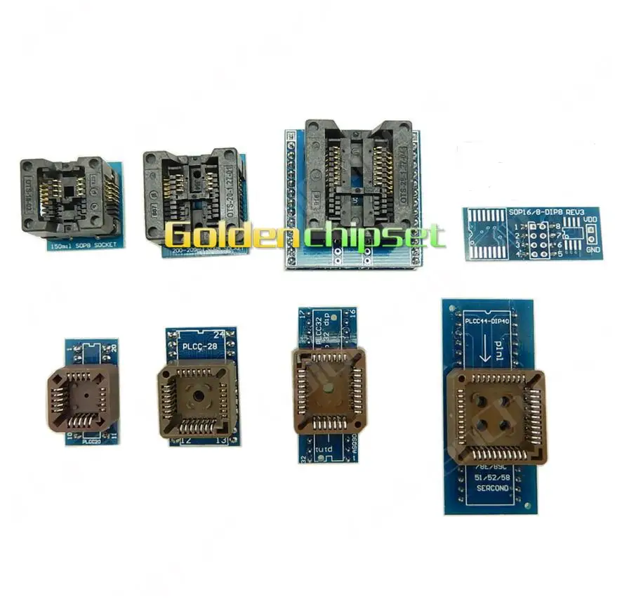 LRF 100% TL866CS USB Универсальный программатор EEPROM FLASH 10 адаптеров для 13000 ICs Горячее