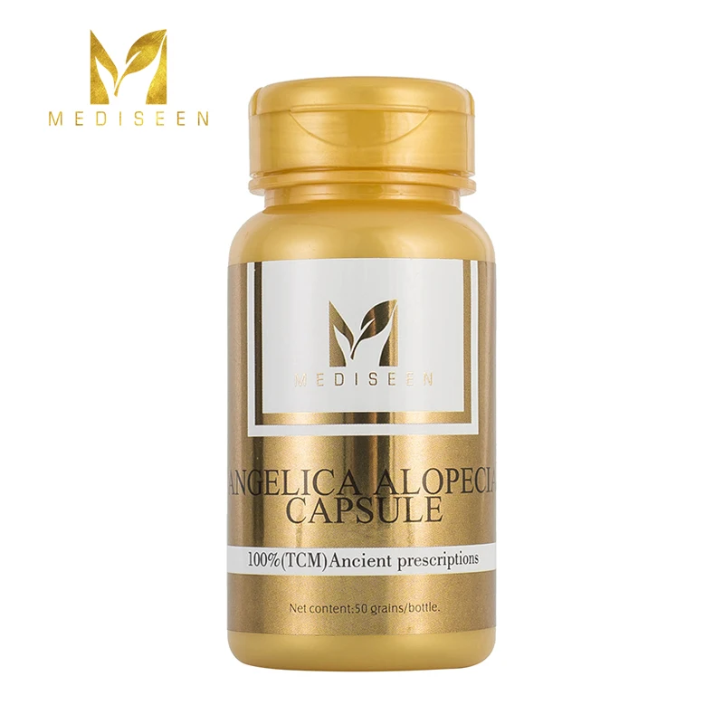

Mediseen Angelica Alopecia capsule, Cure Hair greasy, self-conscious itching, baldness on the top of many men, Alopecia, 50pcs
