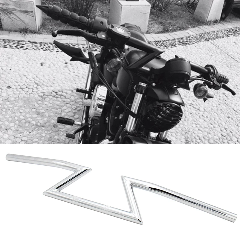 Распродажа универсальный Драг руль для мотокросса 1 &quot25 мм Z Bars Harley Cruiser Custom Touring
