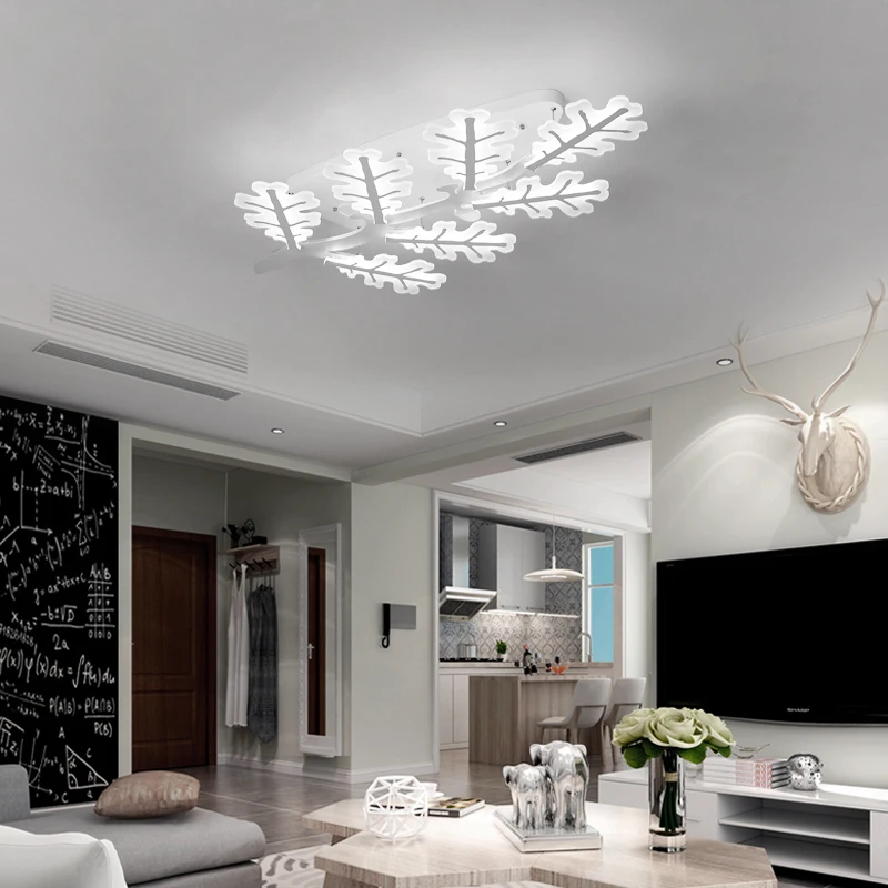 

Chandelierrec Modern LED Ceiling Chandeliers For Living Room Bedroom AC85~265V Decor Home Lighting Chandeliers Into Low Ceilings