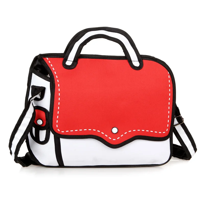 

New Funny Creative Female Messenger Bag New women Comic Packs Parcel Men Women Manufacturers Wholesale And Retail Dropshipping