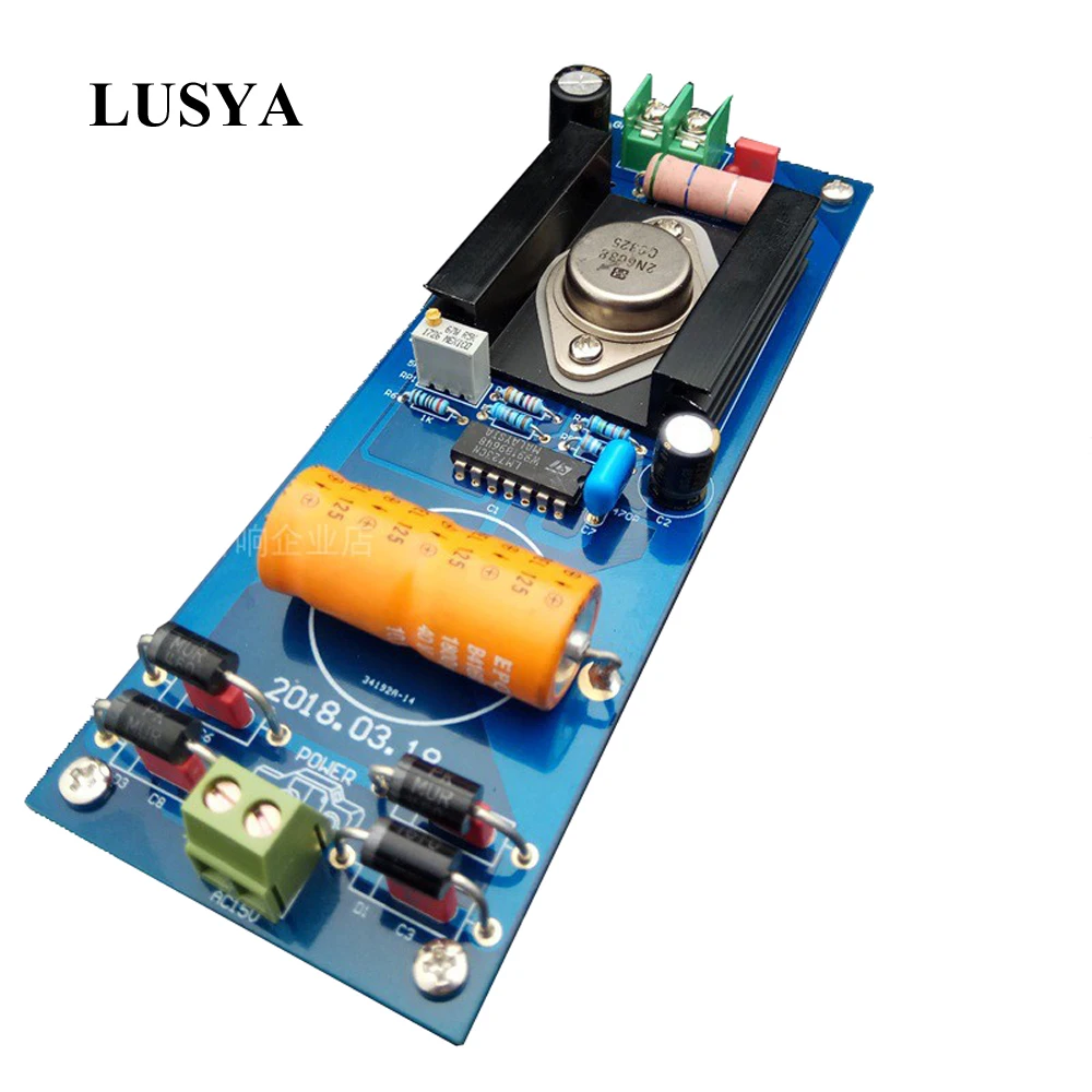 Lusya Hifi LM1723CN преампер линейный регулятор питания одиночный источник Золотое