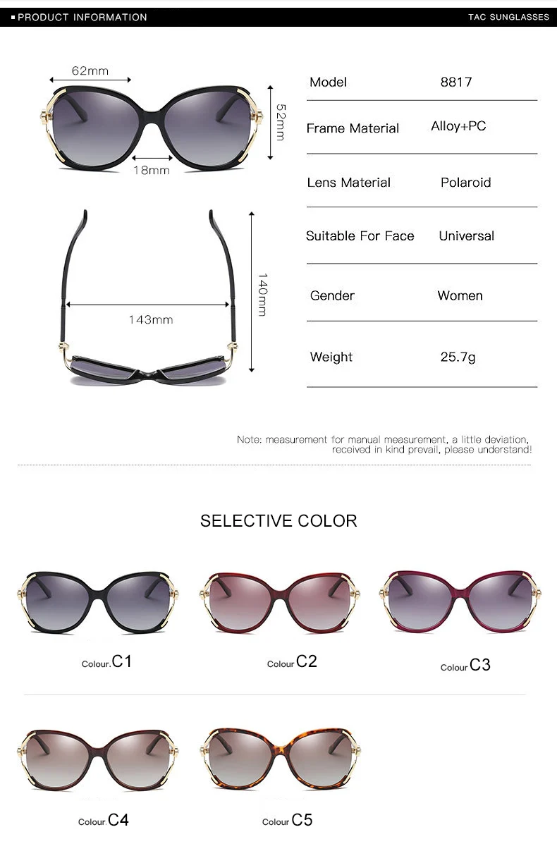 Оригинальные фирменные дизайнерские женские солнцезащитные очки, поляризационные, большие размеры, женские модные солнцезащитные очки, зеркальные цветные очки для вождения