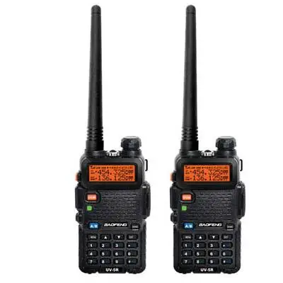 2 шт. BAOFENG UV-5R 5 Вт рация 136-174/400-520 МГц двухдиапазонный UHF/VHF портативный Ham двухстороннее радио 128CH UV5R