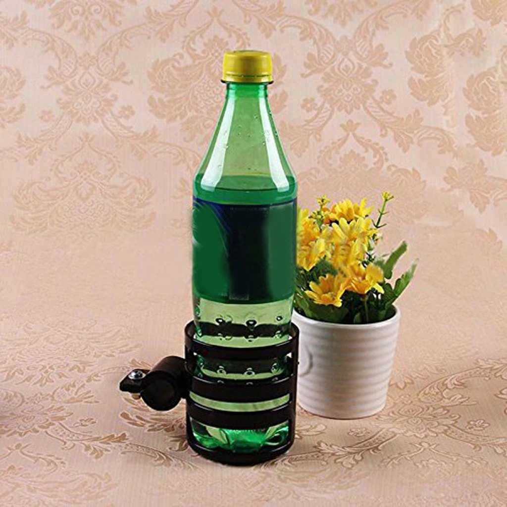 Portable Bicycle Bottle Holder Coffee Cup Cage Bike Handlebar Mug Mount Clip