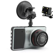 New Top Grade Mini Car font b Camera b font 1296P Dual Lens Parking Car DVR