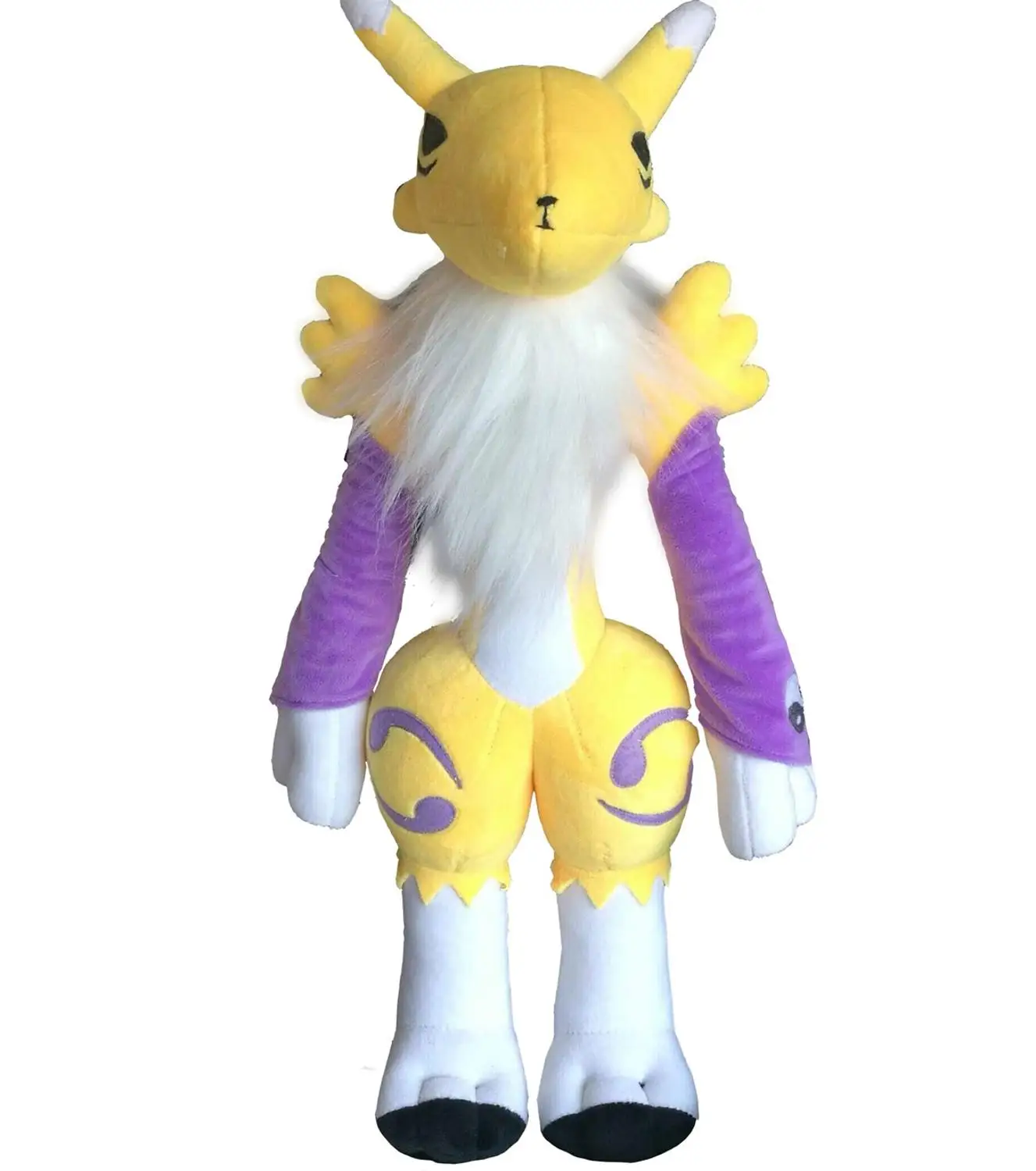 DDXMRWJ Аниме игра Цифровой Монстр дигимон кукла желтые тамеры Renamon Magic Fox Косплей-Одежда плюшевая Мягкая Кукла талисман милый мультфильм игрушка Подарки - Цвет: DDXMRWJ