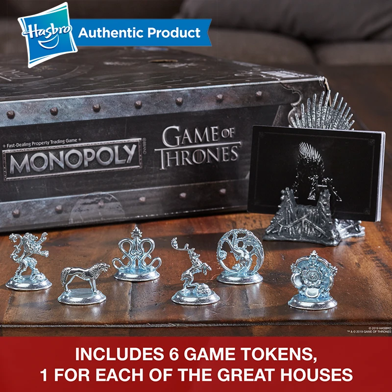  Hasbro Monopoly Game Of Thrones Board Game For 18 Years And Up To Play For Adult Family Gaming Toge