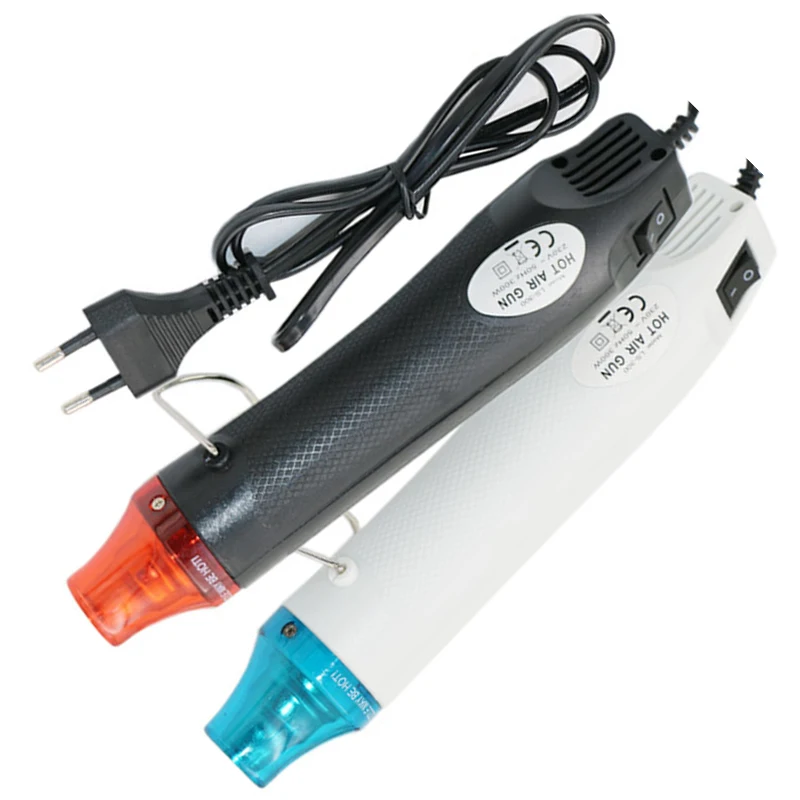 Comprar Pistola de calor pistolet air chaud pistola calor pistola aire caliente 220 V 300 W Potencia máx. de 200 temperatura uso DIY herramienta eléctrica portátil Mini pistola de aire caliente con asiento psiquiatra