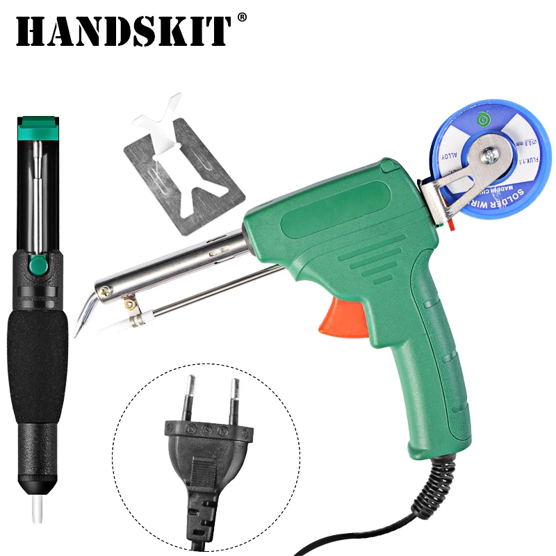 Handskit 220V 60W EU Automatic Electric Tin Soldering Iron Gun