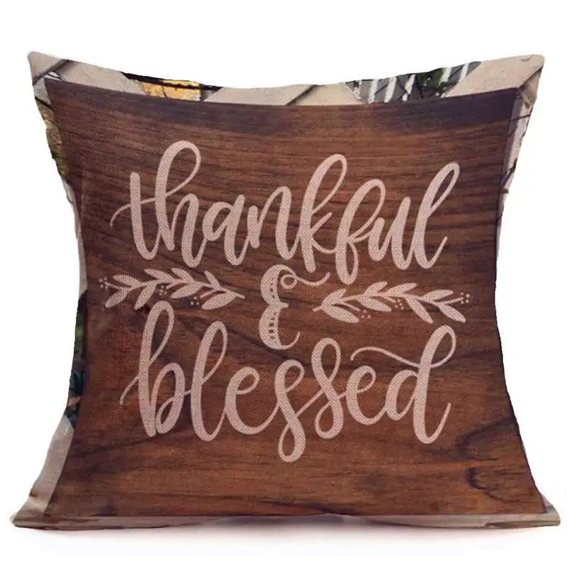 Happy christmas Soft Linen Pillow Case Cushion Cover Home Decor  pillow cover 45x45cm bed sofa decorative velvet #3o12#f (11)