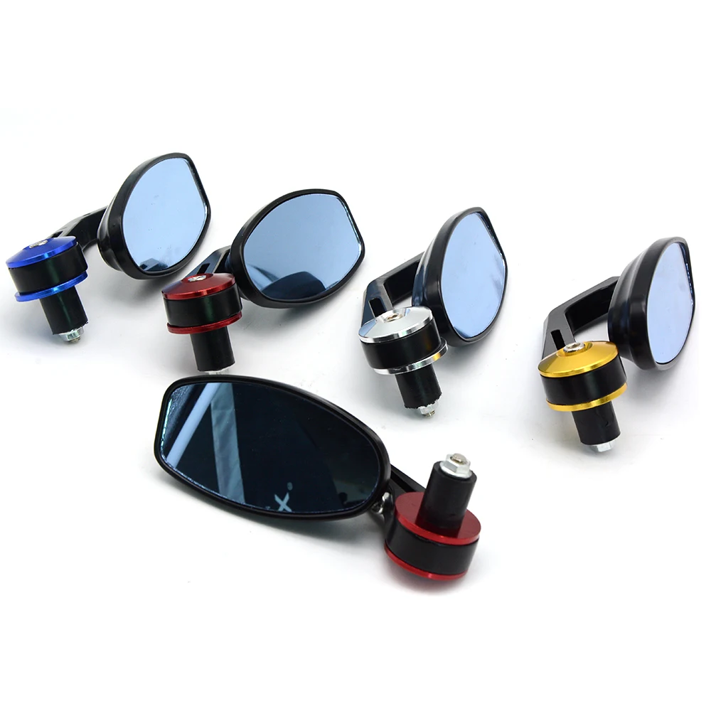 Universal 7/8 "22mm Aluminum Handle Bar End Motorcycle Mirror Motor Scooters For Kawasaki yamaha Honda Suzuki for ktm bmw S100RR