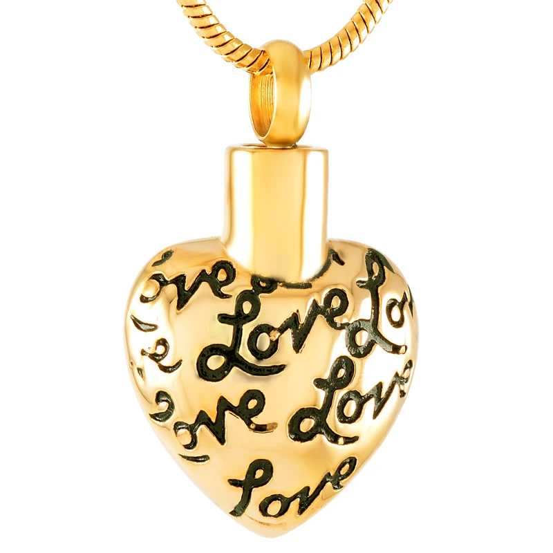 IJD9366 Eternal love Heart Stainelss Steel Memorial Cremation Jewelry
