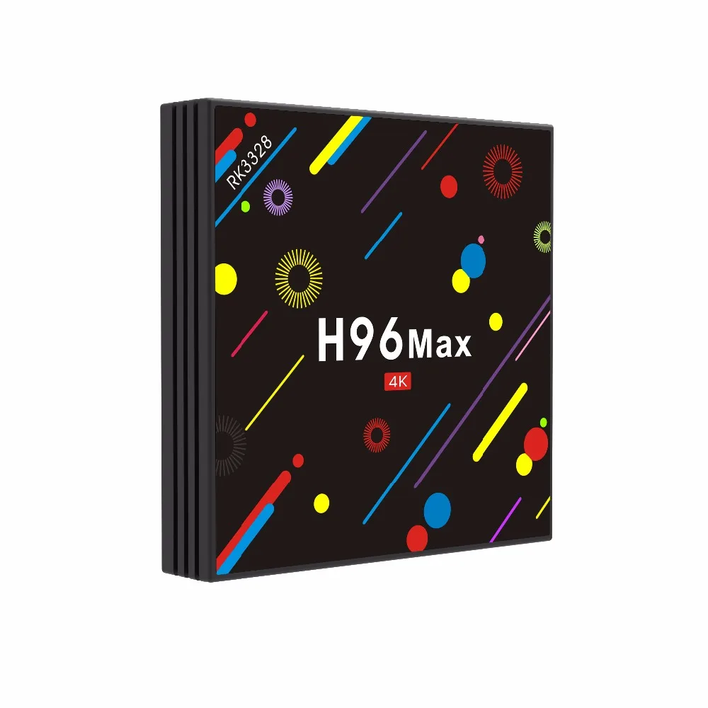 10 шт./партия H96 Max H2 Smart Android 7,1 tv Box RK3328 4K H.265 IP tv USB3.0 4 ГБ 32 ГБ Dlna Wi-Fi LAN Bluetooth 4,0 HD медиаплеер