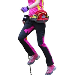 NUONEKO Women's Quick Dry Outdoor Hiking Pants Summer Sports Elastic Waterproof Pants Camping Trekking Climbing Trousers PN32