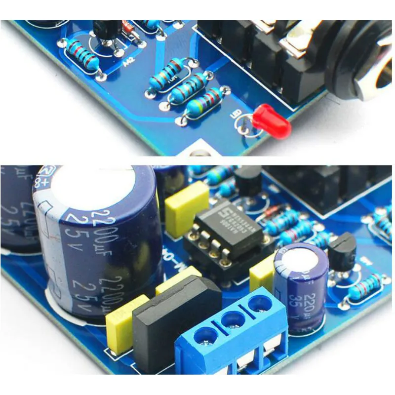 12V Noiseless SOLO Amplifier Board for DIY Can Drive DT990 HD650